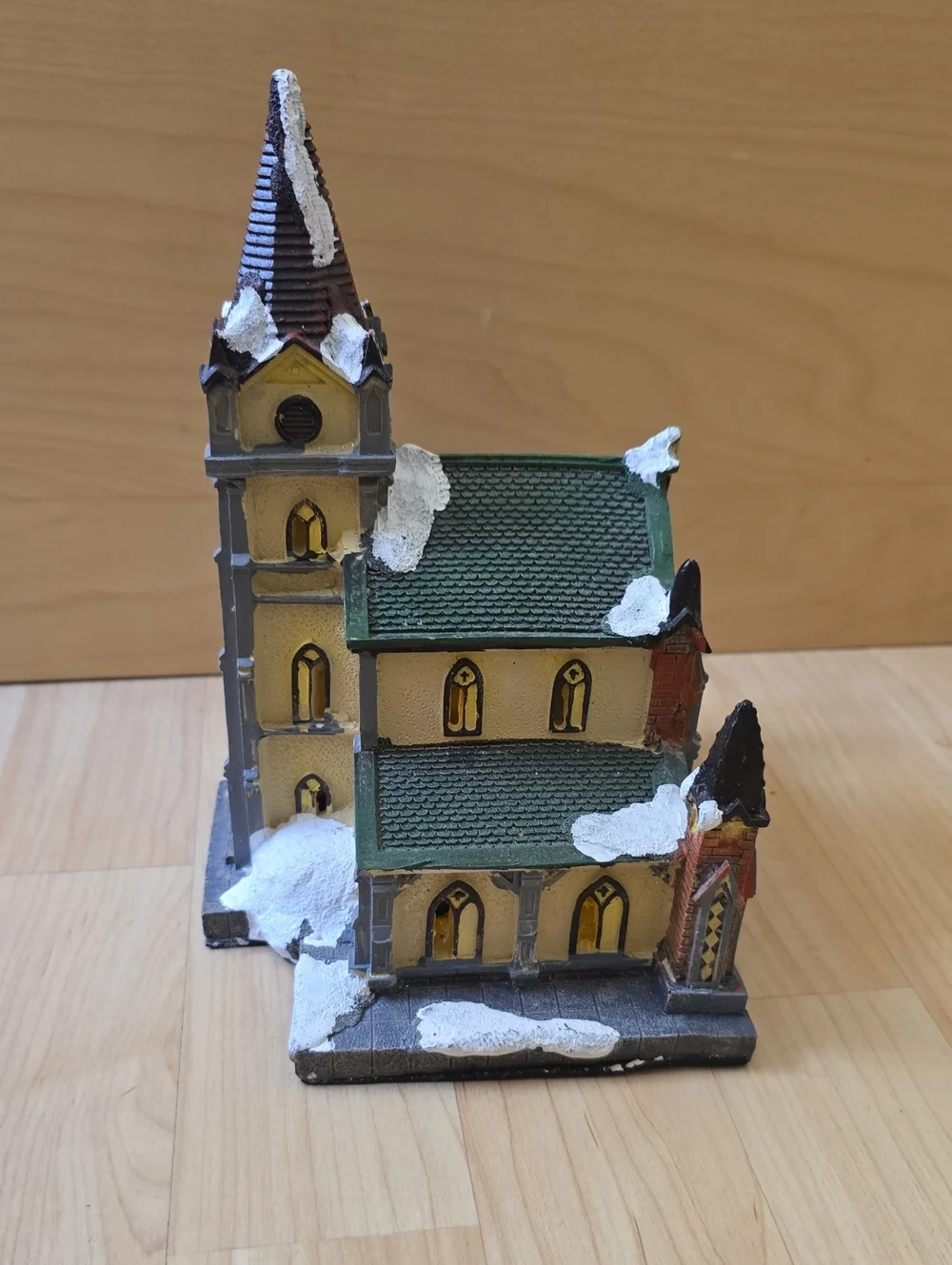 Holiday Time Village Church With Light Christmas Decoration 8